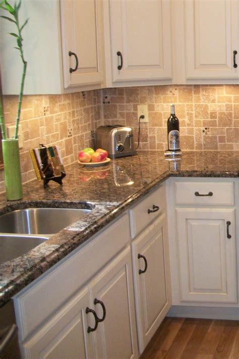 brown granite countertops with backsplash|baltic brown granite with cabinets.